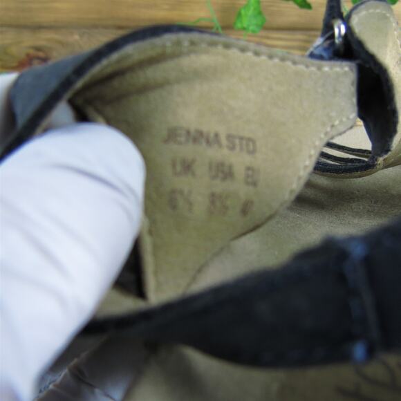 Hotter Women's Jenna Gladiator Blue‎ Leather Sz 8.5 Medium Used 2025 - Picture 5 of 7